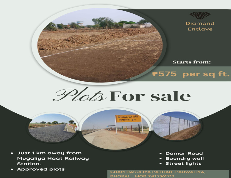  Residential Plot 2000 Sq.ft. for Sale in Parwaliya Sadak, Bhopal