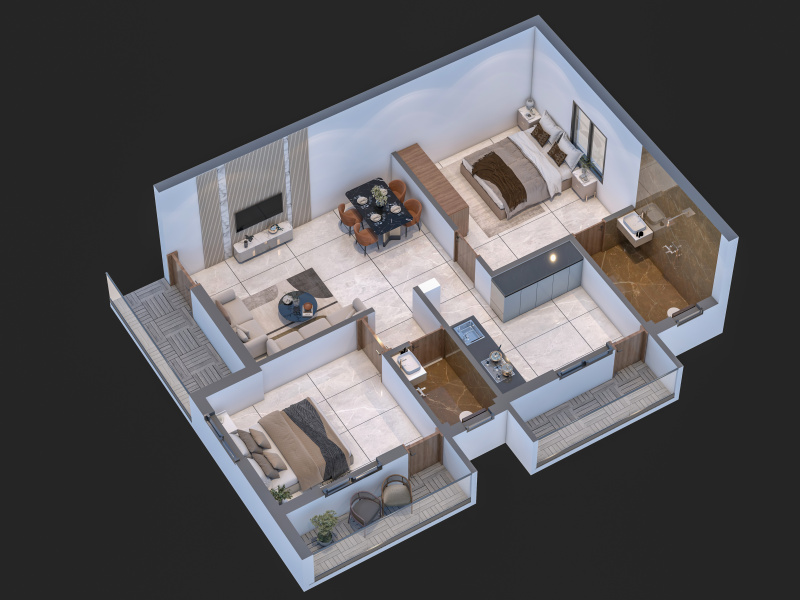 2 BHK Apartment 986 Sq.ft. for Sale in Chrompet, Chennai