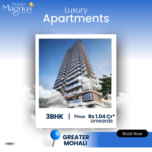 3 BHK Apartment 1900 Sq.ft. for Sale in Kharar Kurali Road, Kharar Kurali Road, Mohali