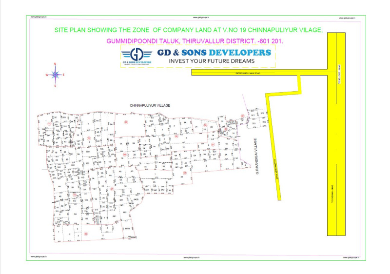  3 Acre Agricultural/Farm Land for Sale in Gummidipoondi, Thiruvallur