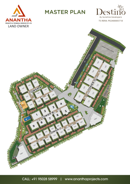 3.5 BHK 2676 Sq.ft. Builder Floor for Sale in Financial District, Nanakramguda, Hyderabad