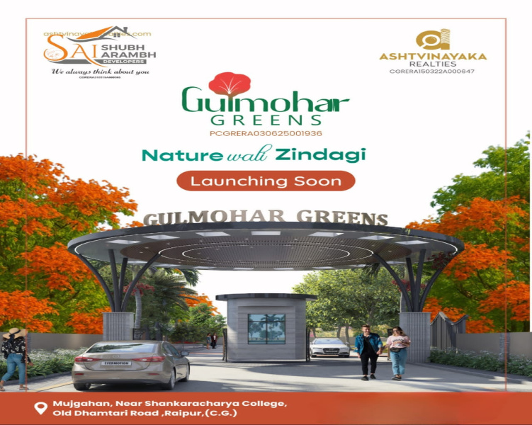  Residential Plot 800 Sq.ft. for Sale in Old Dhamtari Road, Raipur