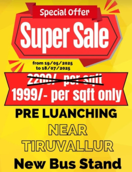  Residential Plot for Sale in Thirupachur, Thiruvallur