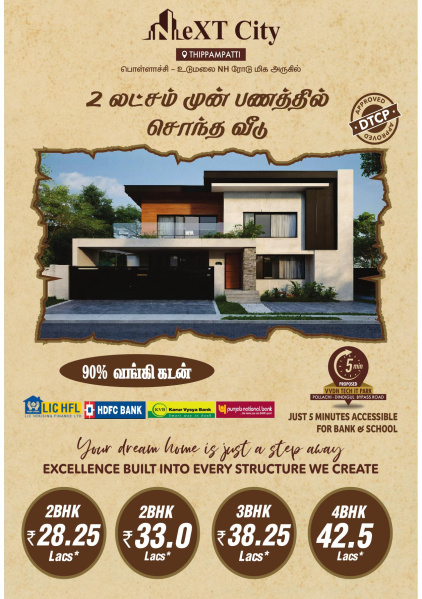  Residential Plot 1300 Sq.ft. for Sale in Pollachi, Coimbatore