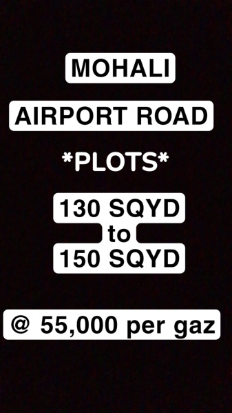  Residential Plot 150 Sq. Yards for Sale in Airport Road, Mohali