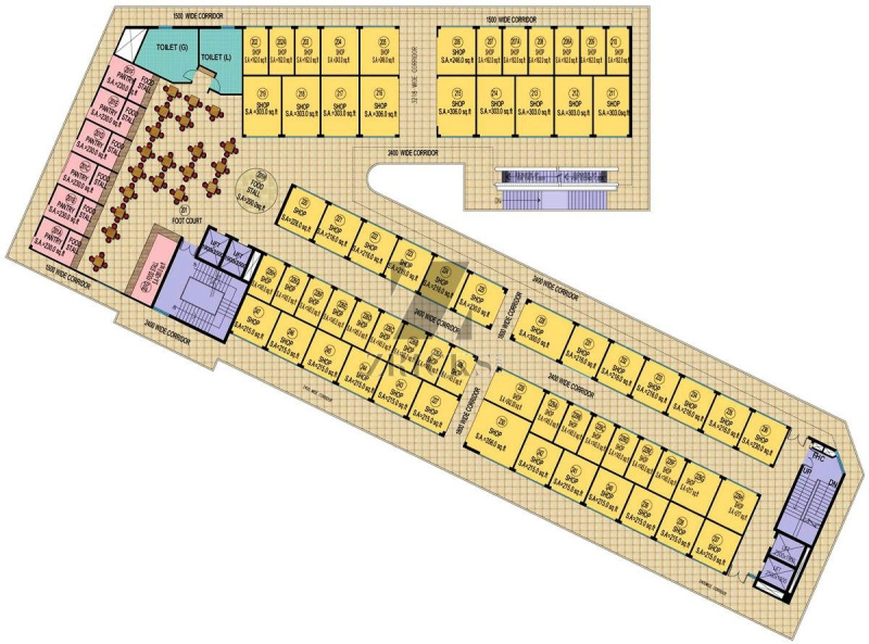  Office Space 504 Sq.ft. for Sale in Lal Kuan, Ghaziabad