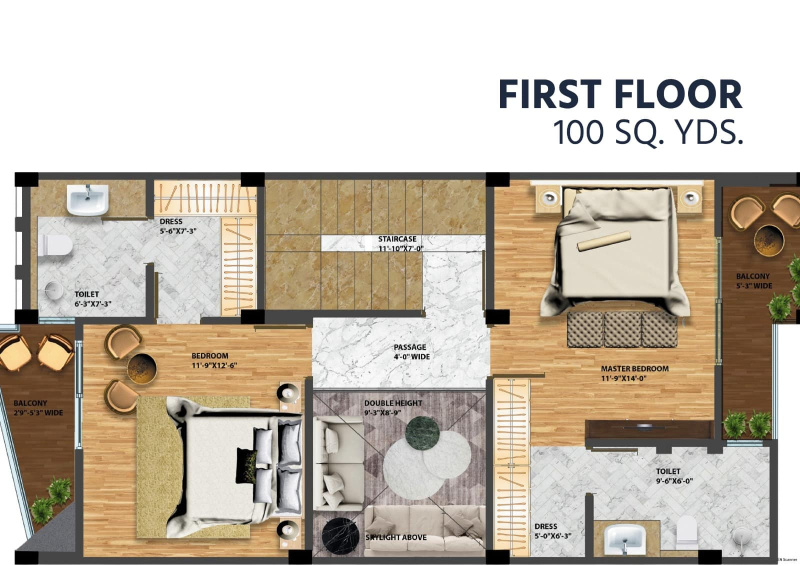 4 BHK Villa 3000 Sq.ft. for Sale in Site C, Greater Noida