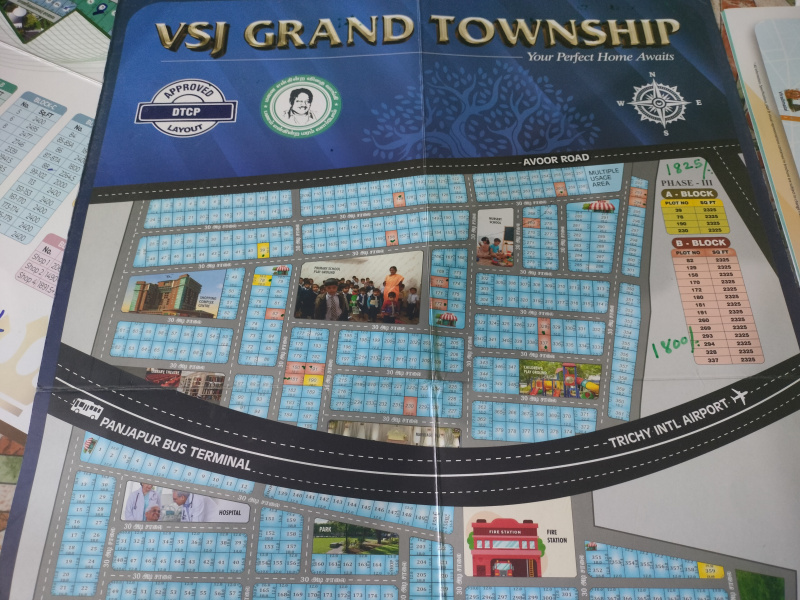  Residential Plot 2325 Sq.ft. for Sale in Olaiyur, Tiruchirappalli