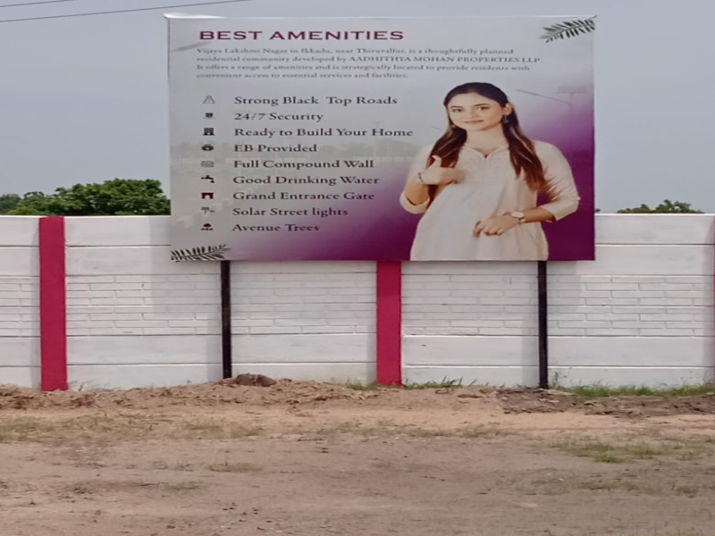  Residential Plot 800 Sq.ft. for Sale in Ikkadu, Thiruvallur