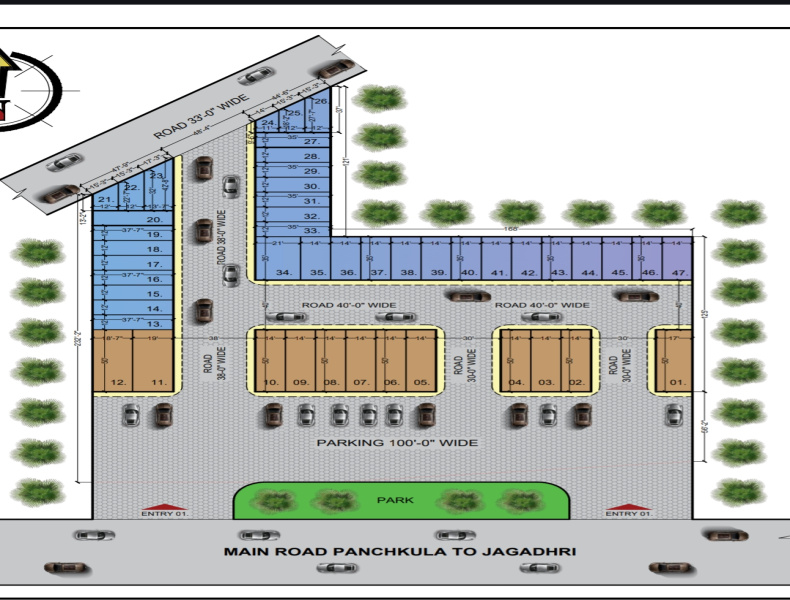  Commercial Shop 1000 Sq.ft. for Sale in Mullana, Ambala