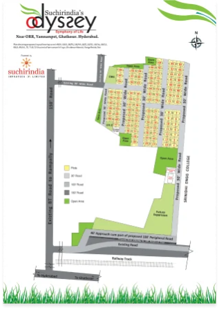 2 BHK Apartment 1100 Sq.ft. for Sale in Ghatkesar, Hyderabad