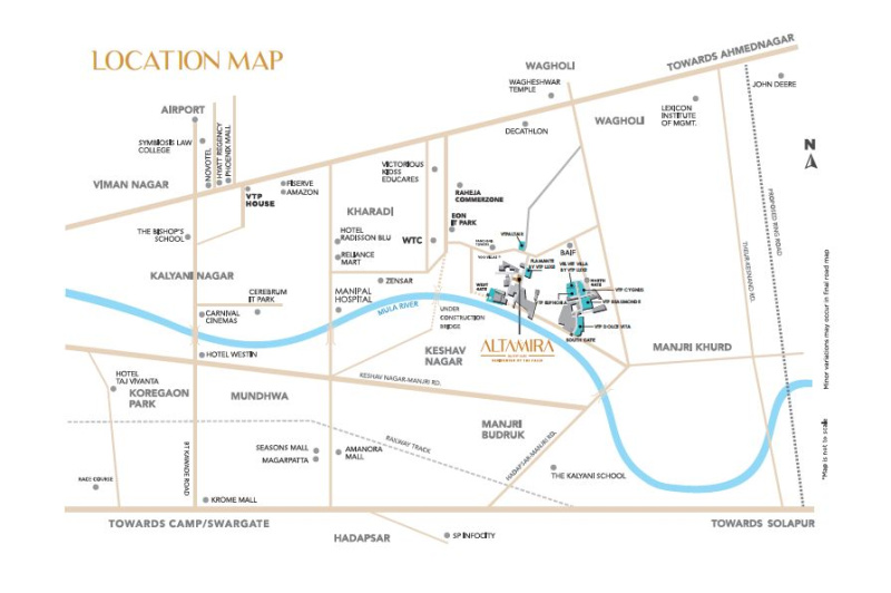 4 BHK 1794 Sq.ft. Apartment for Sale in Kharadi, Pune