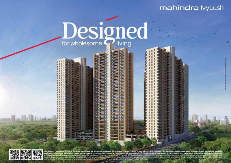 2 BHK Apartment 867 Sq.ft. for Sale in Kharadi, Pune
