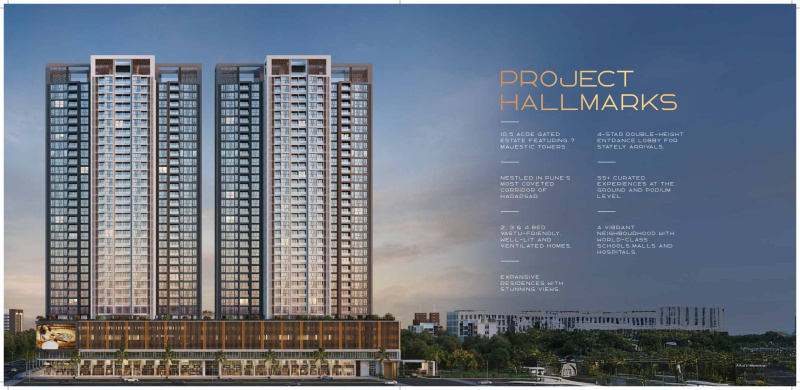 2 BHK 950 Sq.ft. Apartment for Sale in Hadapsar, Pune