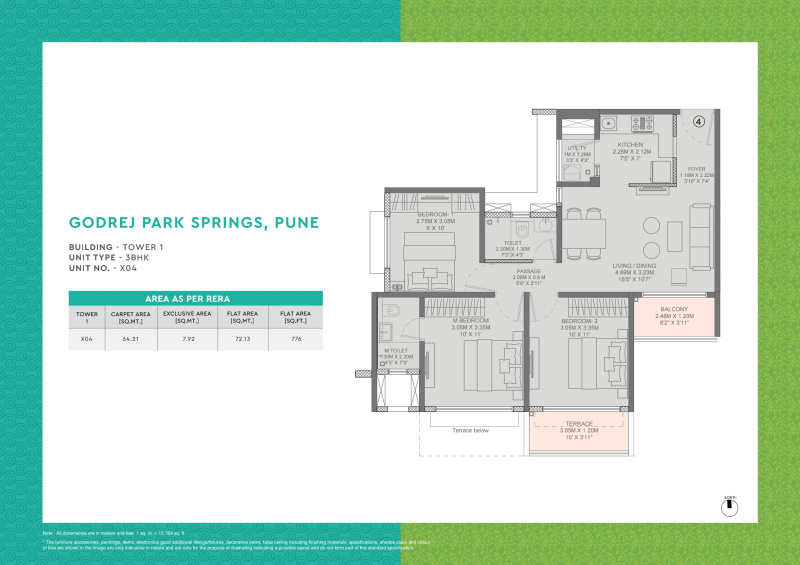 2 BHK 776 Sq.ft. Apartment for Sale in Kharadi, Pune