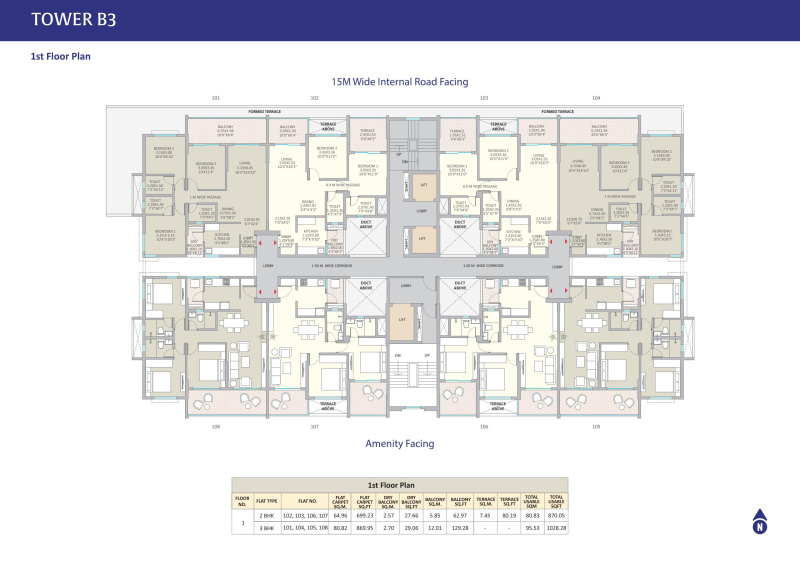 3 BHK 1287 Sq.ft. Apartment for Sale in Wagholi, Pune