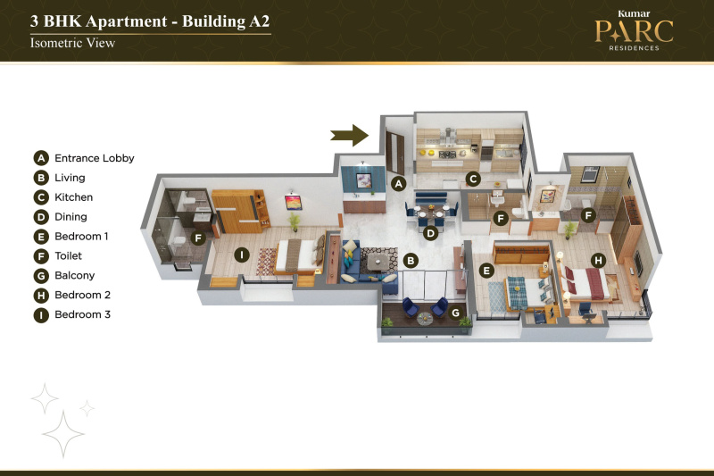 3 BHK 1576 Sq.ft. Apartment for Sale in Hadapsar, Pune