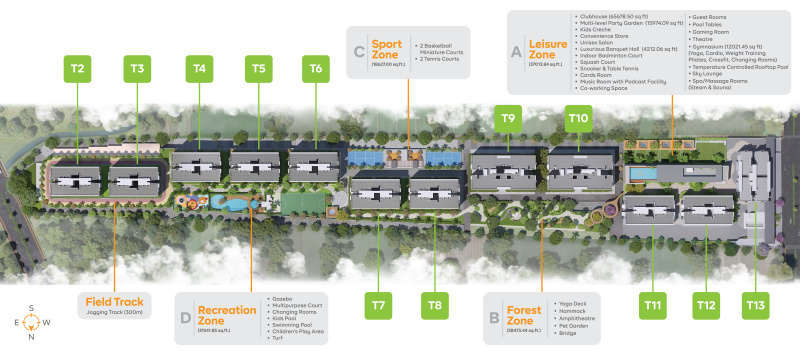 4 BHK 1688 Sq.ft. Apartment for Sale in Kharadi, Pune