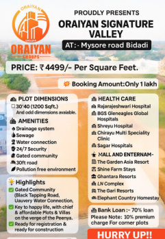  Residential Plot for Sale in Mysore Road, Bangalore