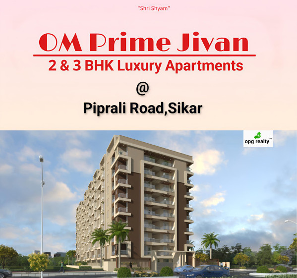 2 BHK Apartment 968 Sq.ft. for Sale in Piprali Road, Sikar