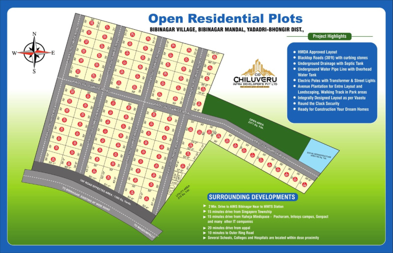  Residential Plot 167 Sq. Yards for Sale in Bibi Nagar, Hyderabad