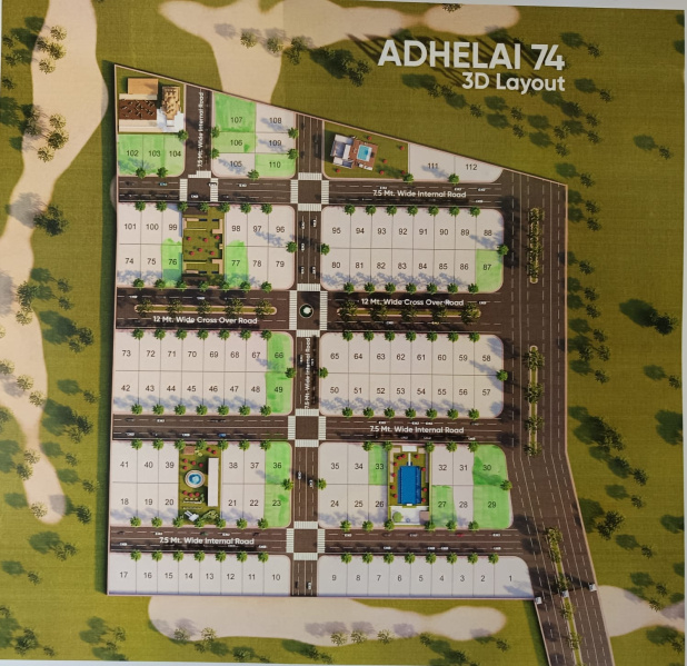  156 Sq. Yards Residential Plot for Sale in Dholera, Ahmedabad
