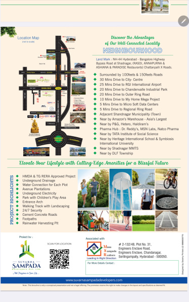  Residential Plot 167 Sq. Yards for Sale in Shadnagar, Rangareddy