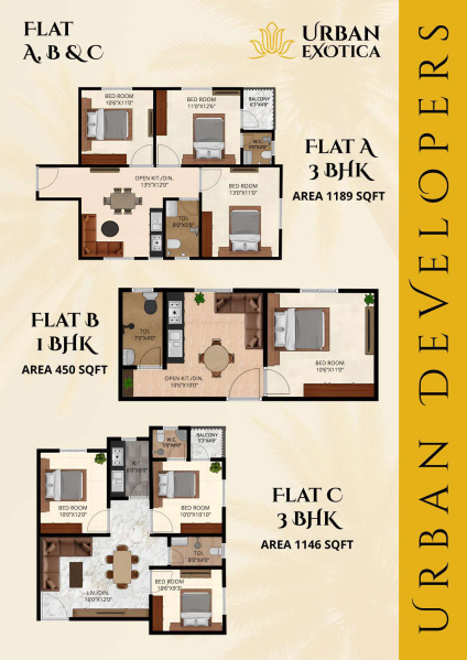 3 BHK Apartment 1189 Sq.ft. for Sale in New Barrakpur, Kolkata