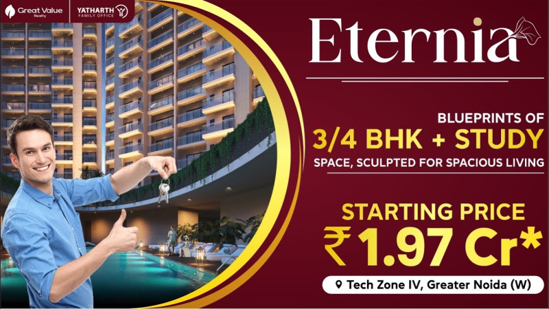 3 BHK 1932 Sq.ft. Apartment for Sale in Techzone 4, Greater Noida