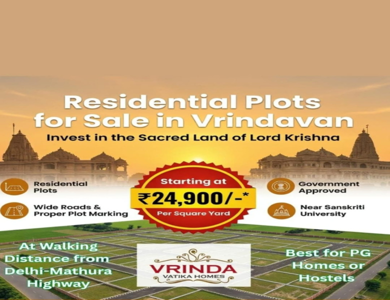  100 Sq. Meter Residential Plot for Sale in Chhata, Mathura
