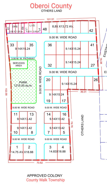  Residential Plot 1500 Sq.ft. for Sale in By Pass Road, Indore