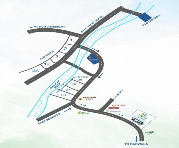  185 Sq. Yards Residential Plot for Sale in Sector 12 Panchkula