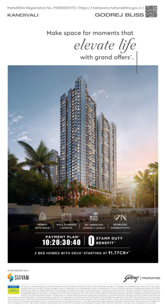 1 BHK 413 Sq.ft. Apartment for Sale in Lokhandwala Township, Kandivali East, Mumbai