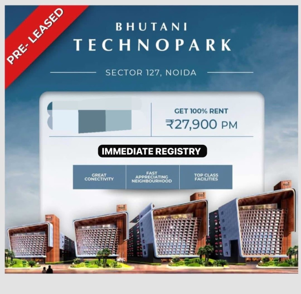  Office Space 450 Sq.ft. for Sale in Sector 127 Noida