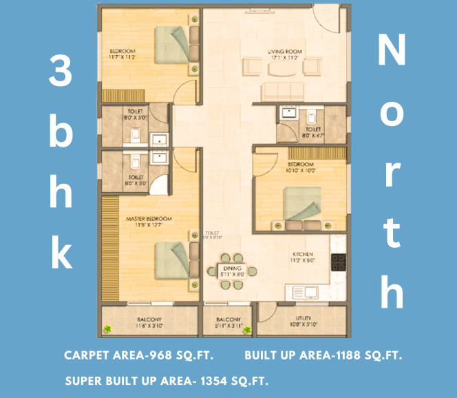 2 BHK Apartment 945 Sq.ft. for Sale in Yelahanka, Bangalore