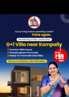 3 BHK Villa for Sale in Kompally, Hyderabad