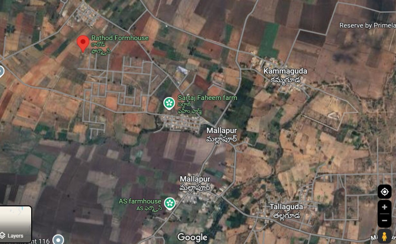  Residential Plot 1000 Sq.ft. for Sale in Kothur, Hyderabad
