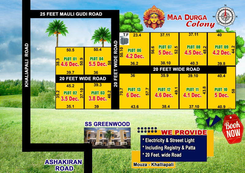  Residential Plot 2180 Sq.ft. for Sale in Khaliapali, Bargarh