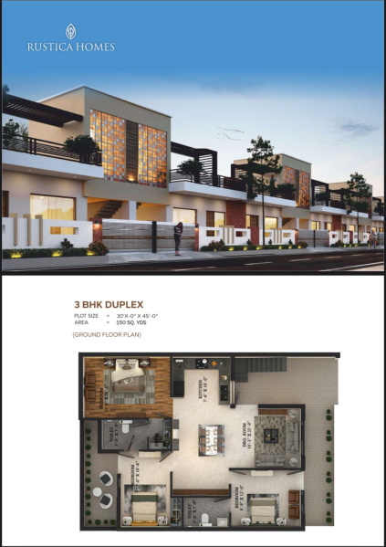 3 BHK 110 Sq. Yards House for Sale in Kharar Landran Road, Mohali