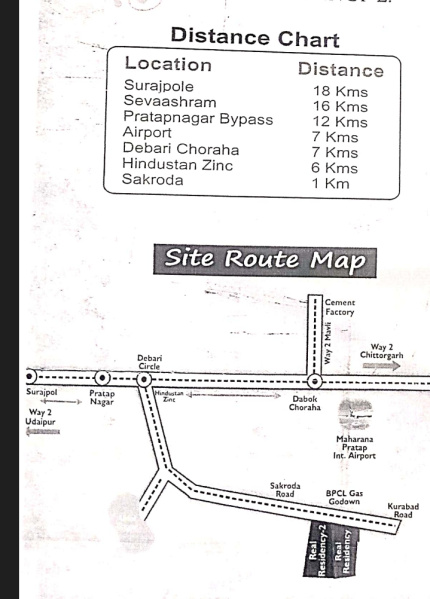  Residential Plot 1500 Sq.ft. for Sale in Sakroda, Udaipur