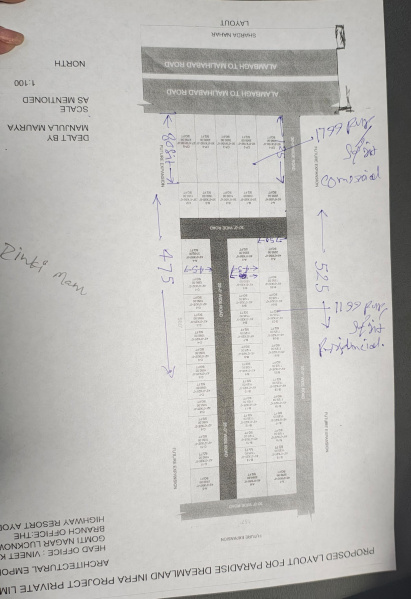  Commercial Land 10000 Sq.ft. for Sale in Budheshwar, Lucknow