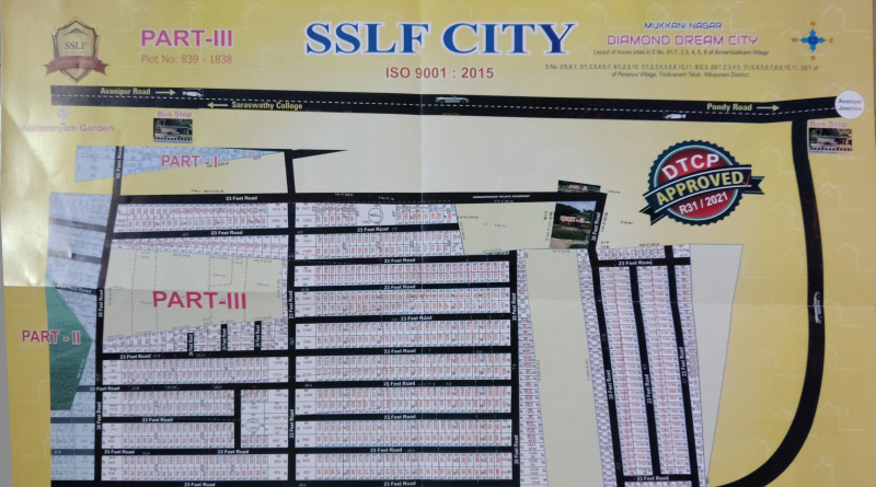  Residential Plot 800 Sq.ft. for Sale in Tindivanam, Villupuram