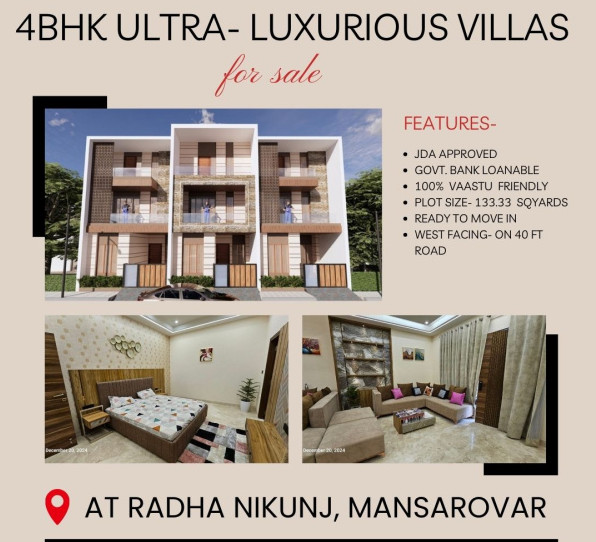 4.5 BHK House 3400 Sq.ft. for Sale in Mansarovar Colony, Jaipur