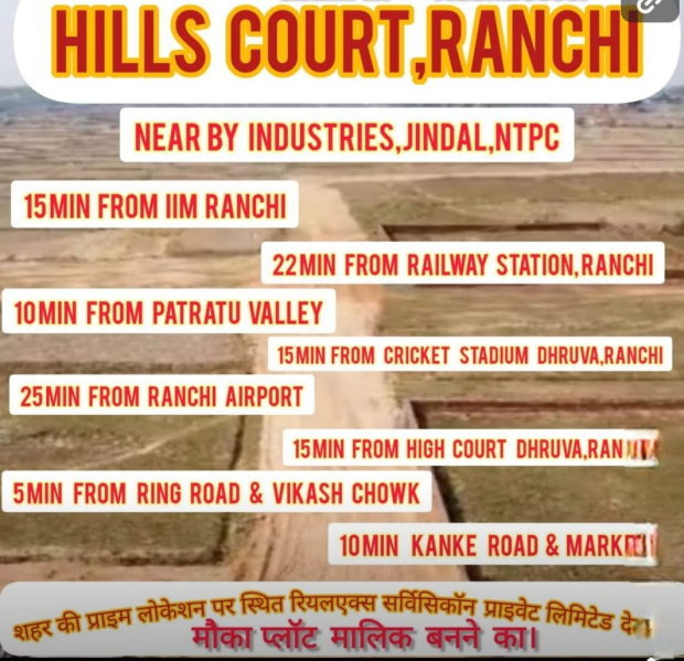  Residential Plot 1200 Sq.ft. for Sale in Hinoo, Ranchi