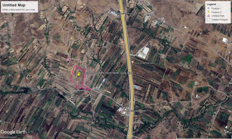  Agricultural Land 23 Acre for Sale in Kesurdi, Khandala, Satara