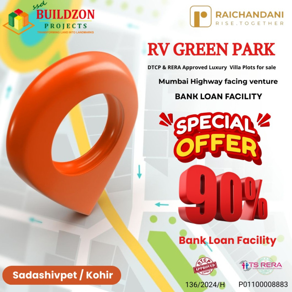  285 Sq. Yards Residential Plot for Sale in Sadasivpet, Sangareddy