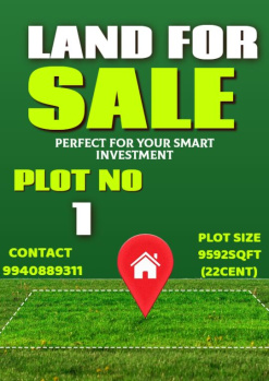  Residential Plot for Sale in Kadukkakadu, Pudukkottai