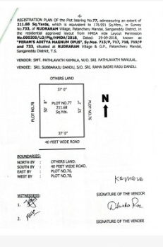 Residential Plot for Sale in Rudraram, Hyderabad
