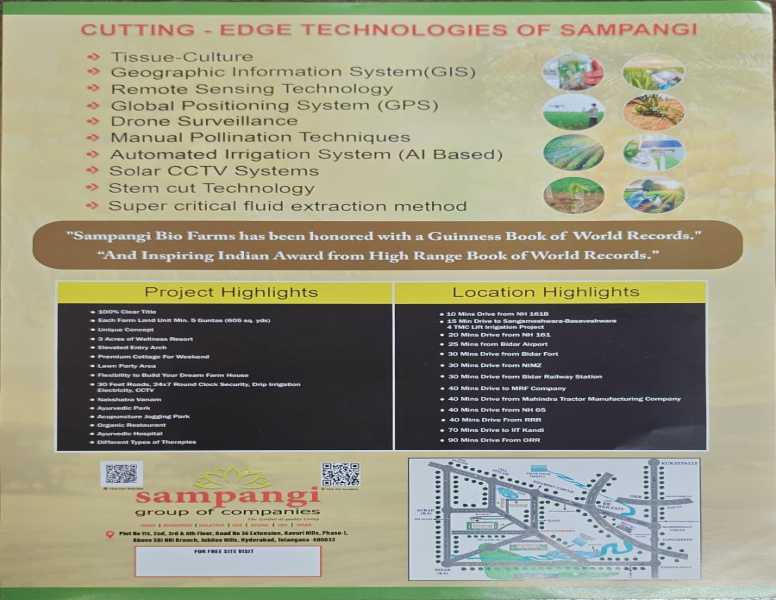  Residential Plot 605 Sq.ft. for Sale in Sadasivpet, Sangareddy