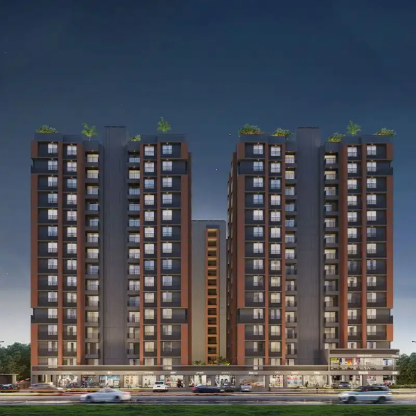 3 BHK Apartment 1107 Sq.ft. for Sale in Ambli, Ahmedabad